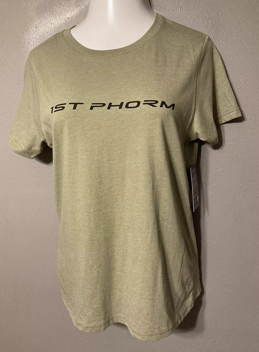Camiseta 1st Phorm Mujer, Manga Corta, Verde olivo - Quierox - Tienda Online