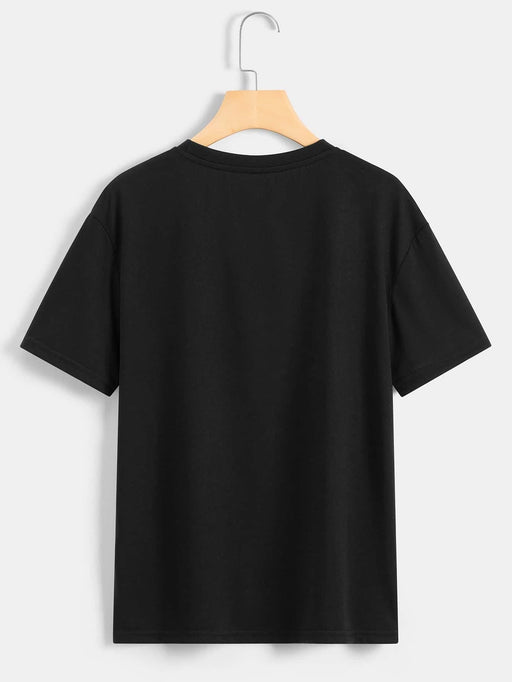 Camiseta con gráfico de letras LUNE de SHEIN - Quierox - Tienda Online