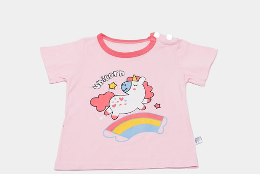 Camiseta de mangas cortas con estampado de unicornio - Quierox - Tienda Online