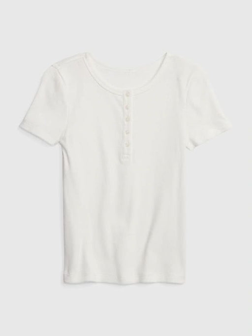 Camiseta henley de canalé para niños - Quierox - Tienda Online