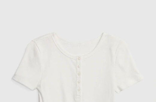 Camiseta henley de canalé para niños - Quierox - Tienda Online