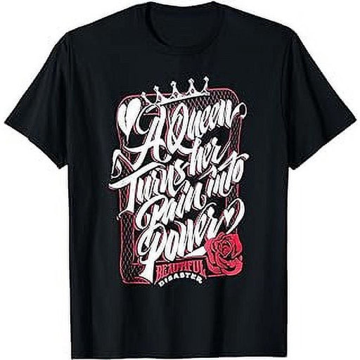 Camiseta "Hermoso desastre: una reina convierte su dolor en poder" - Quierox - Tienda Online