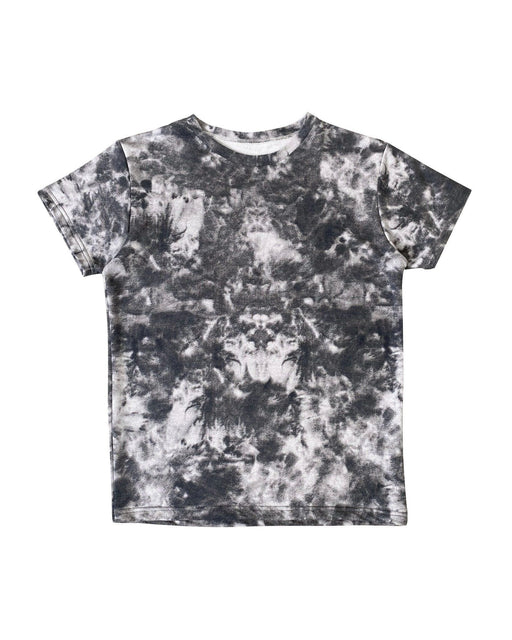 Camiseta negra con efecto tie - dye - Quierox - Tienda Online