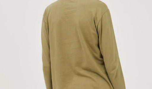 Camiseta Zara manga larga Basico, verde Olivo - Quierox - Tienda Online