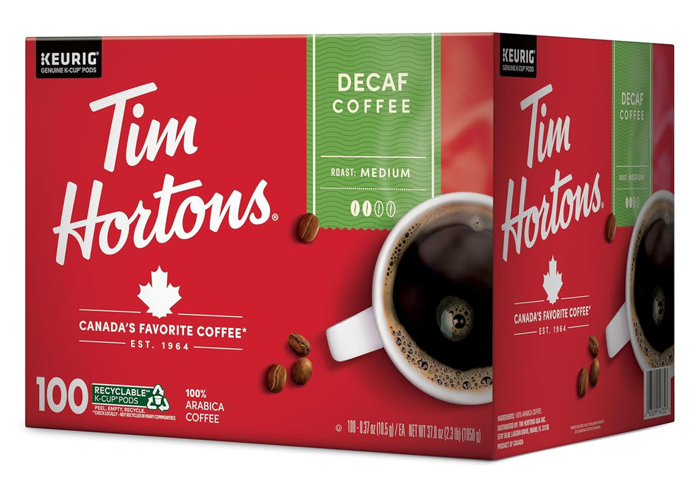 Cápsulas de café descafeinado de tueste medio de Tim Hortons, 100 unidades - Quierox - Tienda Online