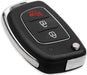 Carcasa para llave de coche con control remoto, para Hyundai Hb20 IX35 I45 - Quierox - Tienda Online