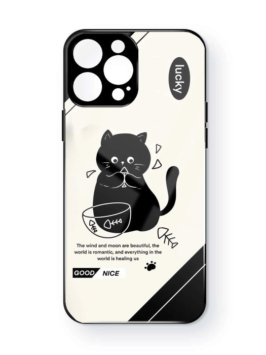 Carcasas para Móvil con diseño de gatito negro - Quierox - Tienda Online