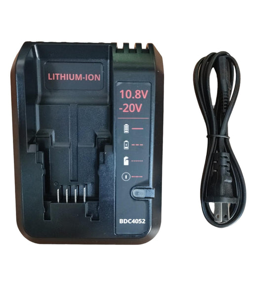 Cargador BDC4052 compatible con batería de litio Black and Decker de 10.8 - 20 V - Quierox - Tienda Online