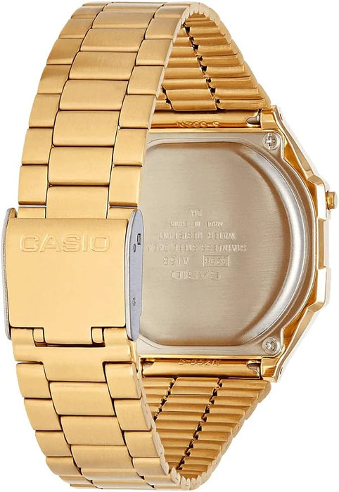 Casio A168WG - 9W Reloj digital de cuarzo de acero inoxidable para hombre - Quierox - Tienda Online