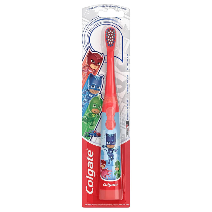 Cepillo de dientes a batería para niños Colgate, cerdas extra suaves - Quierox - Tienda Online