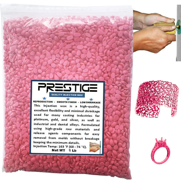 Cera de inyección Prestige Flexible Rosa NY Wax Jewelry Fundición a la cera perdida - Quierox - Tienda Online