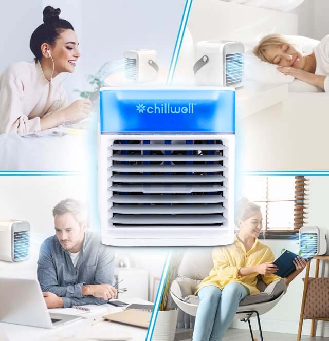 ChillWell Portable AC: enfriador de aire portátil de primera categoría - Quierox - Tienda Online