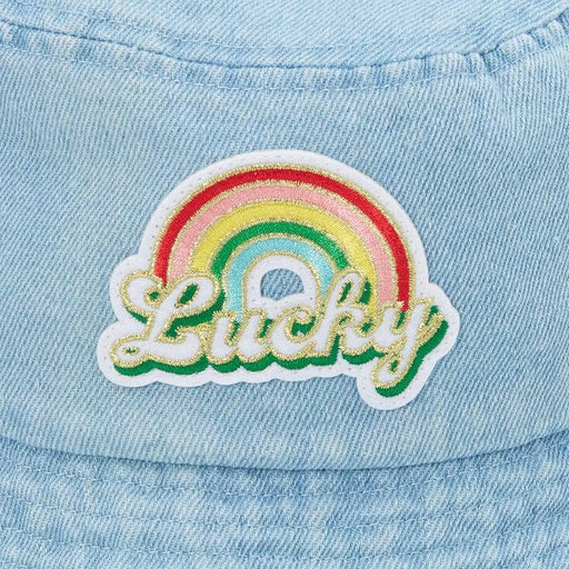 CLAIRE'S Gorro de pescador azul denim Lucky Rainbow - Quierox - Tienda Online