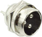 Conector de panel hembra de metal de 3 pines GX20 - 3P - Quierox - Tienda Online