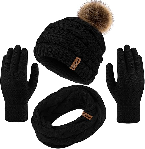 Conjunto de gorro y bufanda unisex Hicdaw - Quierox - Tienda Online