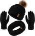 Conjunto de gorro y bufanda unisex Hicdaw - Quierox - Tienda Online