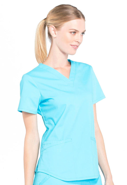 Conjunto médico unisex: camiseta con cuello en V y pantalón con cordón - Quierox - Tienda Online