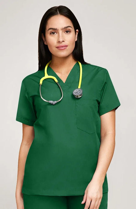 Conjunto médico unisex: camiseta con cuello en V y pantalón con cordón - Quierox - Tienda Online