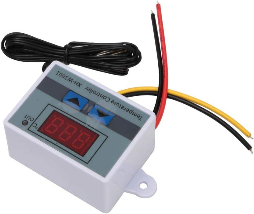 Controlador de temperatura LED digital, interruptor de termostato XH - W3001 (12V/120W) - Quierox - Tienda Online