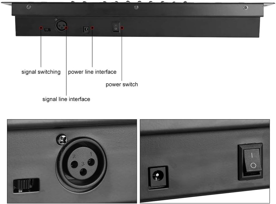 Controlador TCMT DMX512 Consola de 192 canales, Control de operador láser para luces - Quierox - Tienda Online