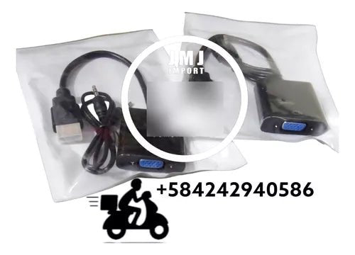 Convertidor Hdmi A Vga Audio Video Monitor Laptop Ps3 Ps4 Tv - Quierox - Tienda Online