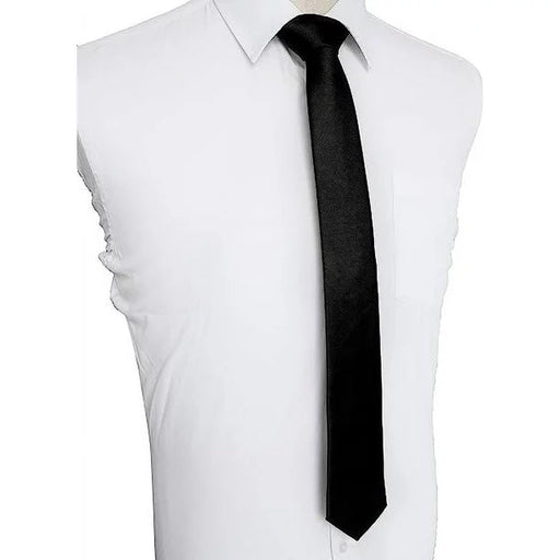 Corbata negra para hombre 6CM estrecha estrecha - Quierox - Tienda Online