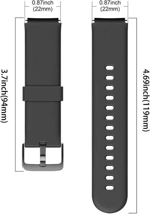 Correa de repuesto y reloj inteligente para teléfonos iOS y Android 20mm - Quierox - Tienda Online