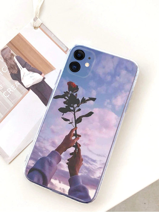 Cover con patrón de rosas compatible con iPhone 7p/8p - Quierox - Tienda Online