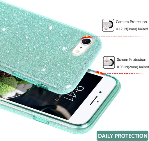 Cover para iPhone 8p/7p con purpurina brillante y linda - Quierox - Tienda Online