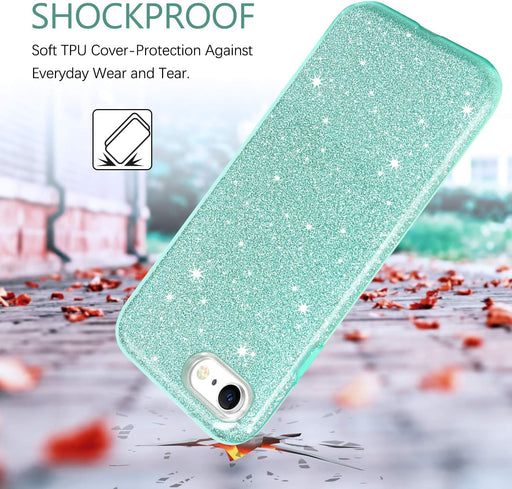 Cover para iPhone 8p/7p con purpurina brillante y linda - Quierox - Tienda Online