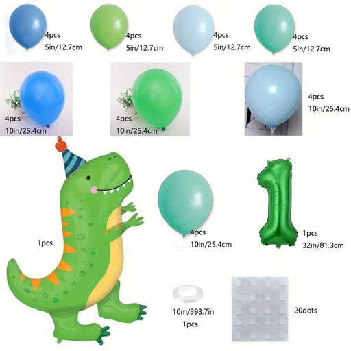 Decoración De Fiesta De Cumpleaños De Dinosaurios - Quierox - Tienda Online