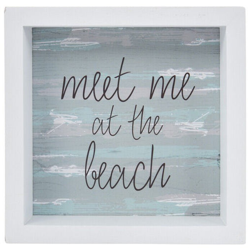 Decoración de pared de madera Meet Me At The Beach - Quierox - Tienda Online