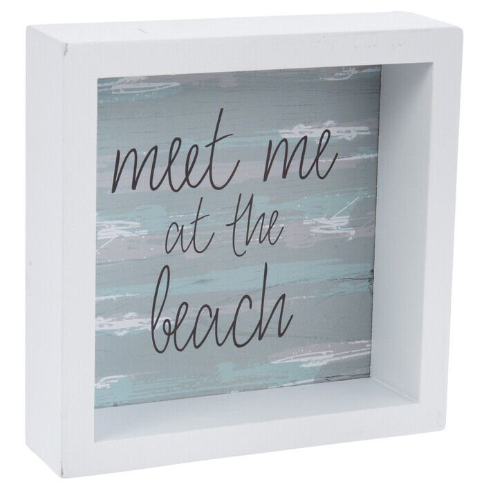 Decoración de pared de madera Meet Me At The Beach - Quierox - Tienda Online