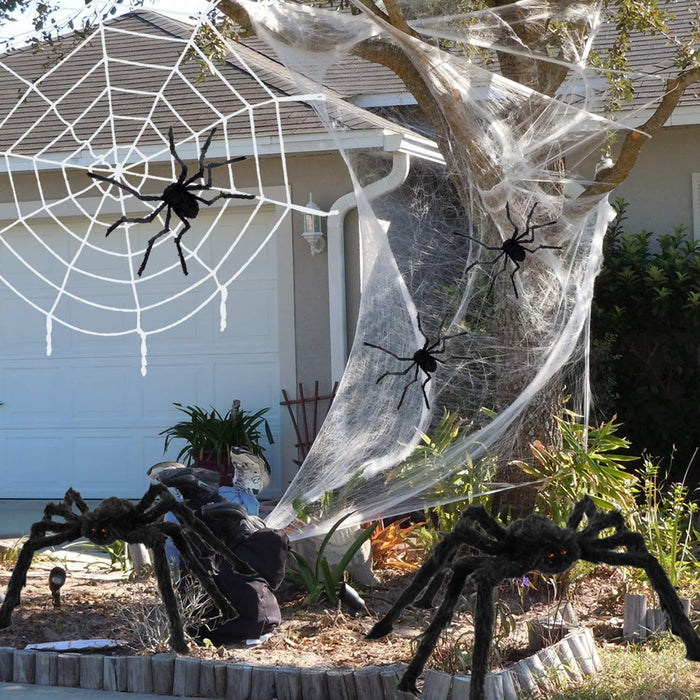 Decoraciones Al Aire Libre De Halloween Araña Peluda - Quierox - Tienda Online