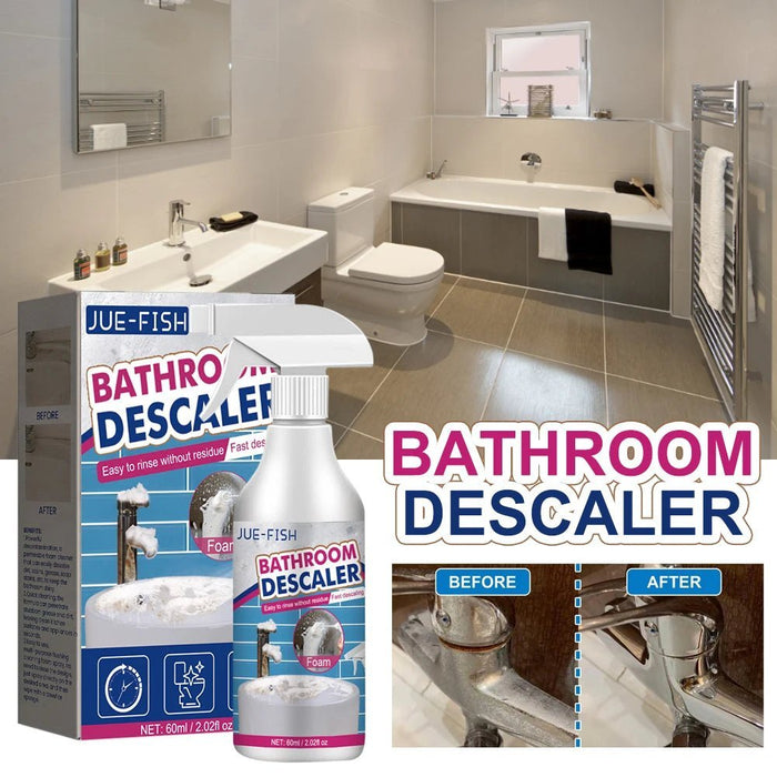 Descalcificador de baño, eliminador de manchas rebeldes, limpiador de baño en aerosol - Quierox - Tienda Online