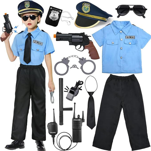 Disfraz de oficial de policía de Latocos para niños, conjunto de disfraces de Halloween - Quierox - Tienda Online