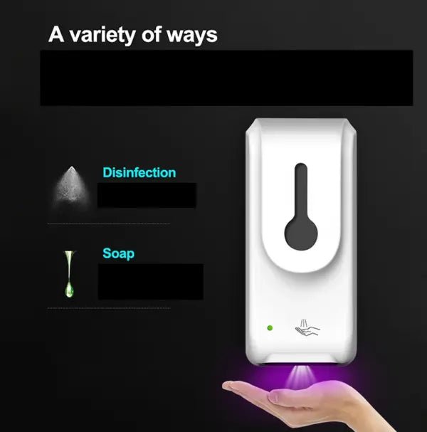 Dispensador automático de desinfectante de diseño moderno y elegante - Quierox - Tienda Online