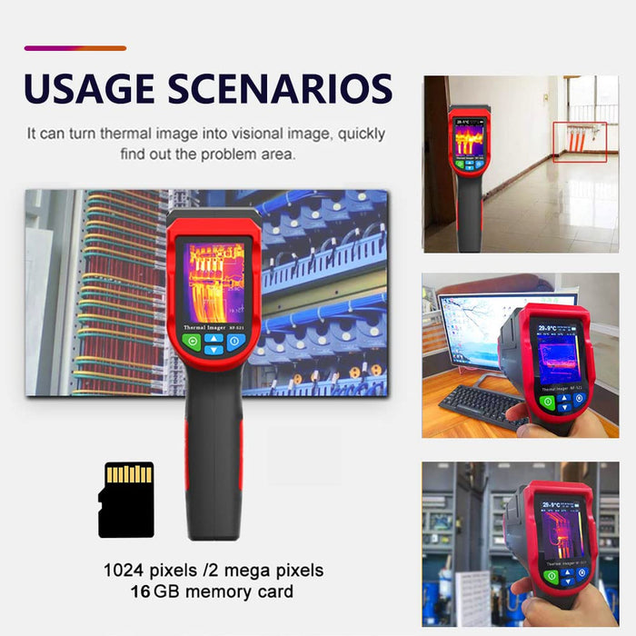 Dispositivo de imagen térmica NOYAFA Termómetro infrarrojo para la industria y la ciencia, NF - 521 - Quierox - Tienda Online