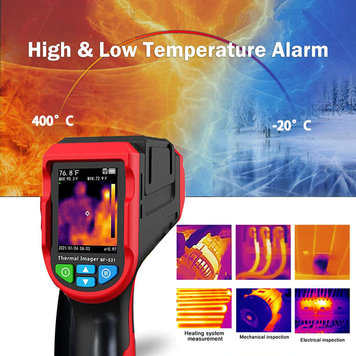 Dispositivo de imagen térmica NOYAFA Termómetro infrarrojo para la industria y la ciencia, NF - 521 - Quierox - Tienda Online