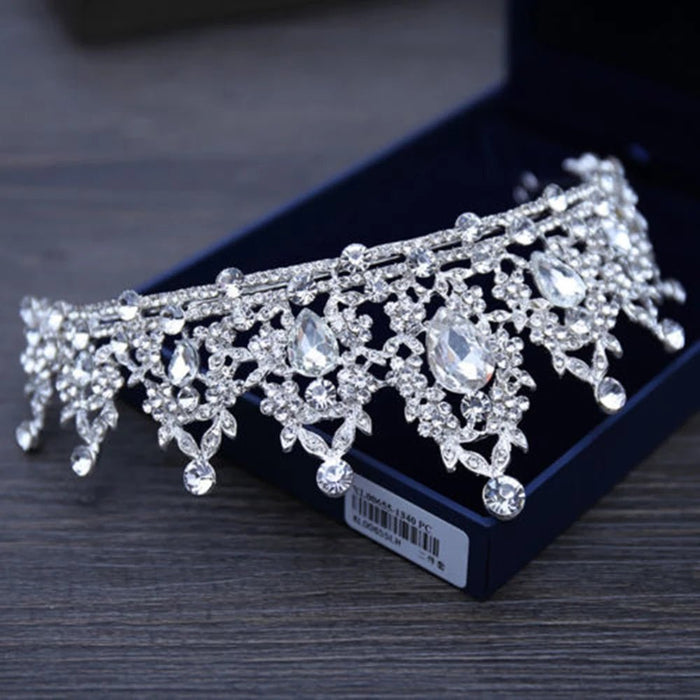 Elegante diadema de princesa de cristal para mujer - Quierox - Tienda Online