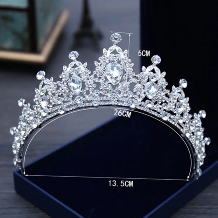 Elegante diadema de princesa de cristal para mujer - Quierox - Tienda Online