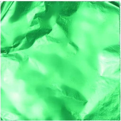 Envoltorios de caramelo de aluminio, papel de aluminio de 4 x 4 pulgadas, 50 unidades, color verde - Quierox - Tienda Online