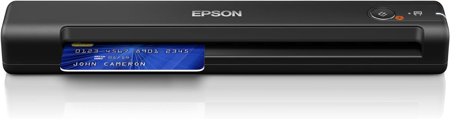 Epson Escáner portátil de documentos WorkForce ES-50 A4, negro - Quierox - Tienda Online