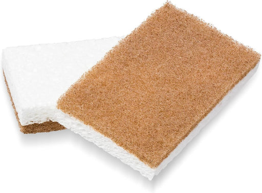 Esponjas para limpiar platos y hogar, paquete de 2 esponjas naturales antiarañazos - Quierox - Tienda Online