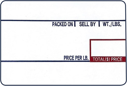 Etiqueta de escala de impresión LST-8010, 2.283 x 1.575 in, UPC "24 rollos" por caja - Quierox - Tienda Online