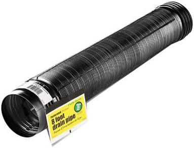 Flex Drain 54022 - Tubo de drenaje para paisajes perforado, flexible y expandible, 7.9 ft - Quierox - Tienda Online