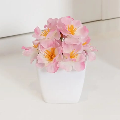 flores artificiales plantas macetas pequeñas, para escritorio ventana estantería de decoración - Quierox - Tienda Online