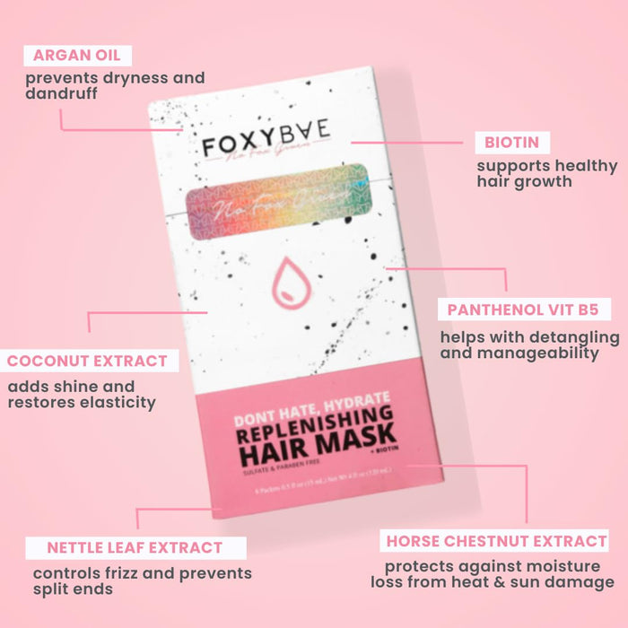 Foxy Bae Mascarilla reabastecedora para el cabello - Quierox - Tienda Online