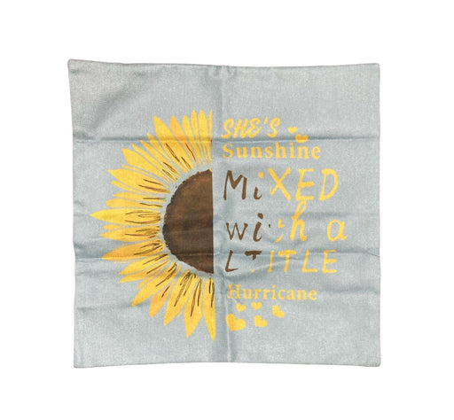 Funda de almohada con diseño de girasol, con cremallera oculta de 18.0 x 18.0 in - Quierox - Tienda Online