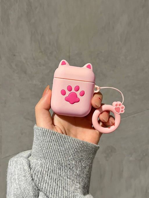 Funda de auriculares con diseño de gato de dibujos animados Airpods 1/2 - Quierox - Tienda Online